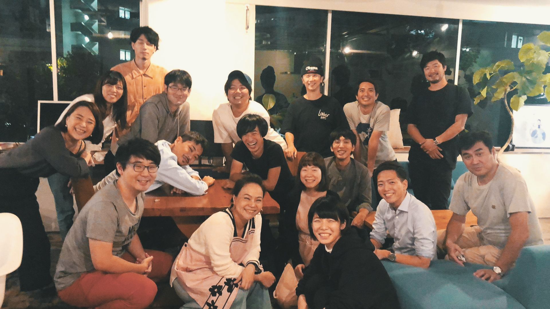 cotree CMクランクアップ後の集合写真